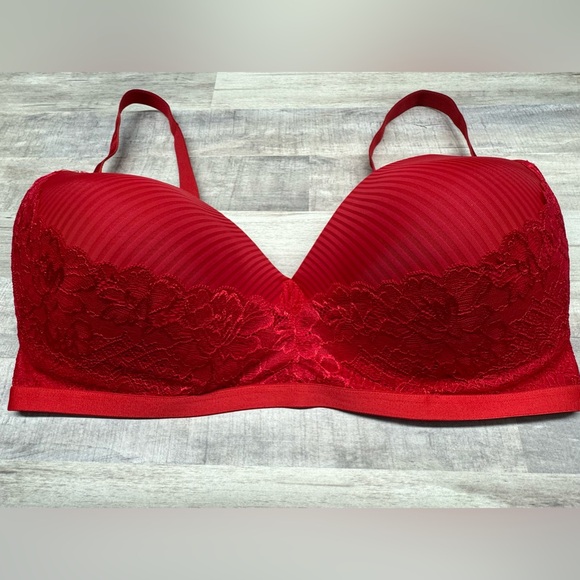 *NWOT* Pure Beauty by Rene Rofe 2 Pack Wireless Lightly Lined Bra Set Size 38DD - Picture 4 of 10